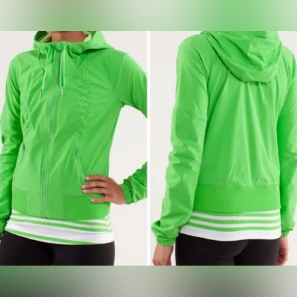 lululemon athletica Street to Studio size 10  hooded full zip jacket